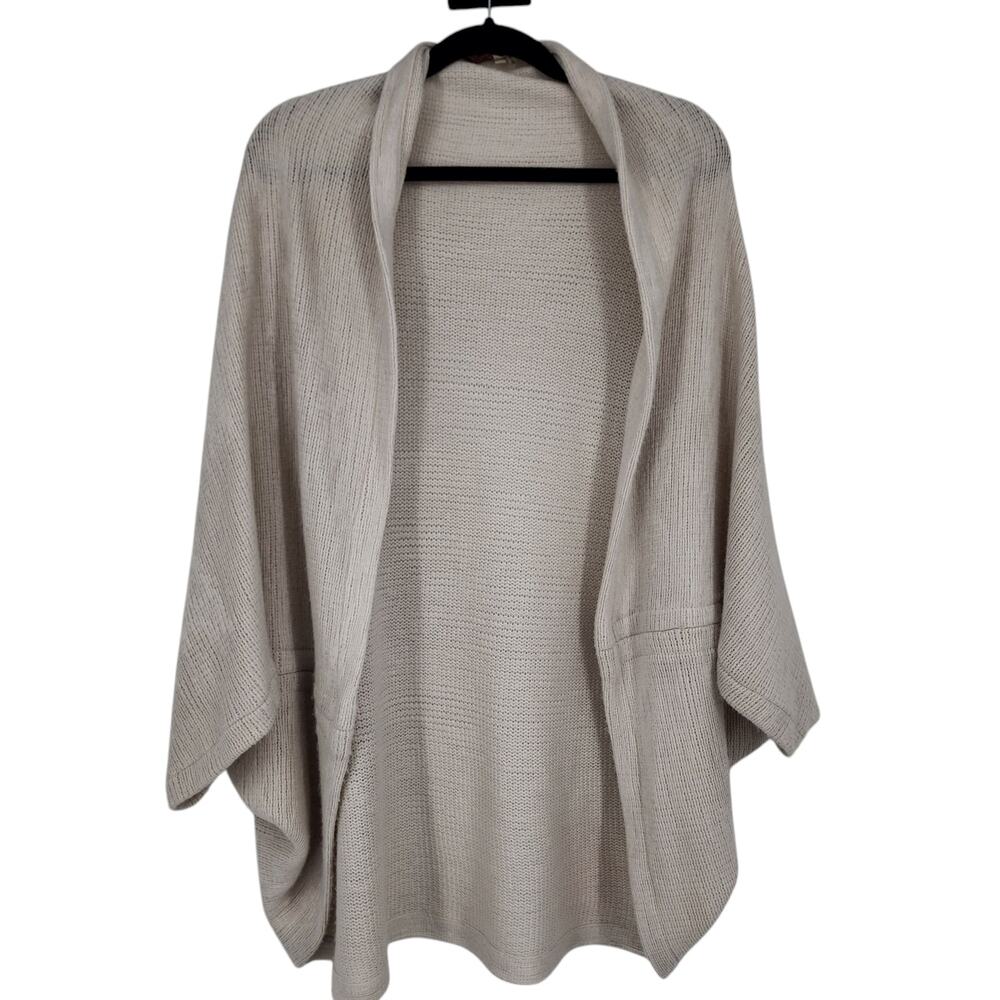 Soft Surroundings Open Front Soft Knit Cocoon Sweater Size Small/Medium